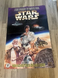 Star Wars Force Is With Us Dealer Promo Poster Dark Horse Comics 2 sided 36x24" - Picture 1 of 8