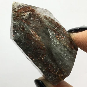 23,3g TOP natürlicher hyaliner bunter Phantom Geist Garten Quarz Kristall - Bild 1 von 6