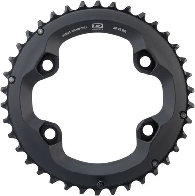 Plato Shimano Deore FC-M6000 - 36t, 10 velocidades, 96 mm BCD asimétrico, para 36-26 Foto 1 de 2