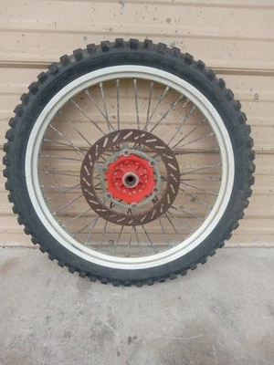 ✅  1991 KTM 250 MX EXC Front Wheel Rim Hub 21 - Image 1 of 4