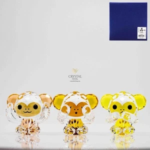 Swarovski Figuren Lovlots asiatische Ikonen drei weise Affen 5428005 - Bild 1 von 12