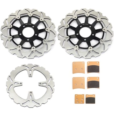 for Suzuki Front Rear Brake Rotors Pads GSX 750 F Katana 89-97 GSX 400 F 88-90 - Изображение 1 из 4