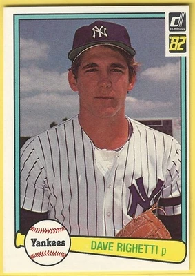 1982 Donruss #73 Дэйв Ригетти комплект перерыв Бесплатная доставка - Изображение 1 из 2