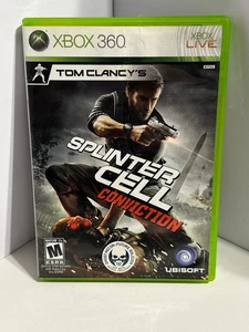 Splinter Cell: Conviction (Xbox 360) con manual - estuche agrietado - Imagen 1 de 5
