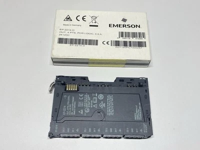 Emerson PACSystems RSTi-EP 4 Point Digital Output Positive Logic 24VDC EP-2214 - Image 1 of 4