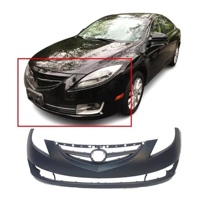 Primed Front Bumper Cover Fascia Direct Fit for 2009-2013 Mazda 6 09-13 - Image 1 of 4