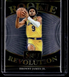 2024-25 Panini Select #3 Bronny James Jr. Rookie Revolution - Picture 1 of 2