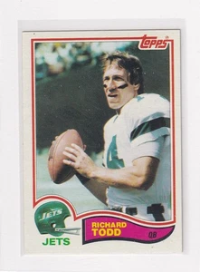 ERROR WRONG BACK 1982 Topps Football - Front Richard Todd, Back Terry Metcalf - Bild 1 von 2