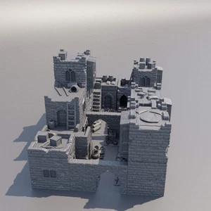 Desert Bazaar District | D&D TTRPG Playable 3D Printed Building Terrain Scenery - Picture 1 of 12