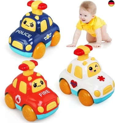BESUCHE DEN LEADSTARSTORE LEADSTAR Baby Aufziehauto,3 Stück Spielzeugauto Set Baby Auto Spielzeug