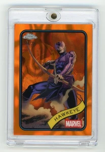 2025 Topps Chrome Marvel Hawkeye #133 Orange Lava /25 🔥 - Picture 1 of 3