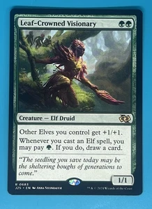 Mtg Leaf-Crowned Visionary Foundations Jumpstart Regular - Picture 1 of 2