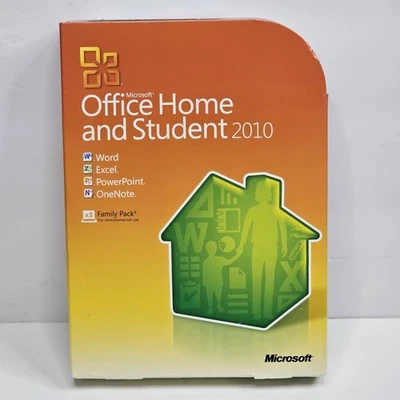 Microsoft Office Home & Student 2010 Software for Windows Family Pack - Image 1 of 4