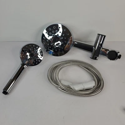 KOHLER REC26699-G-CP Viron Dual Shower Head 3-in-1 Combo Kit Wall Mount Chrome - Immagine 1 di 4