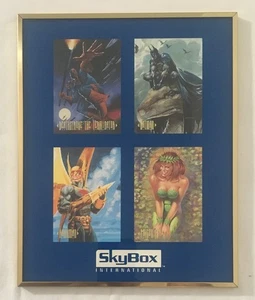 Skybox International Master Series DC Comics Espositore 4 Carte INCORNICIATO Limitato 1000 - Foto 1 di 3