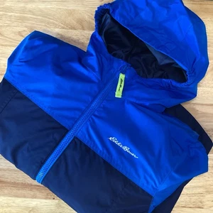 EUC Eddie Bauer 3 in 1 Jacket Full Zip Youth Kids Boys Removable Fleece Liner- S - Picture 1 of 7