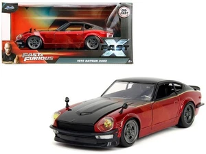 JADA TOYS 1/24 Fast & Furious Datsun 240Z 1972 Red/Black F&F X Mini Car 34916 [P - Picture 1 of 9