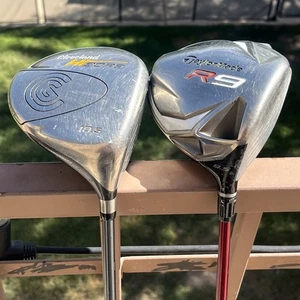 TaylorMade R9 & Cleveland HiBore Driver lot 9.5/10.5 Regular Right-Hand Drivers - Picture 1 of 3