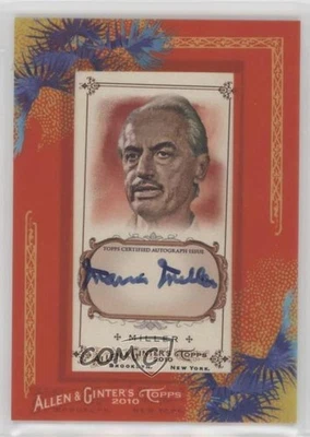 2010 Topps Allen & Ginter's Framed Mini Auto Marvin Miller #AGA-MM Auto HOF - Image 1 of 2