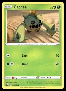 Cacnea 4/163 Pokemon Card Battle Styles Common 70 HP Near Mint I16 - Picture 1 of 2