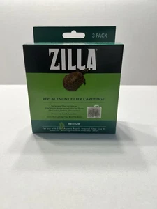 Zilla Replacement Filter Cartridges Medium, 3 Count ( Pack of 1) - Picture 1 of 2