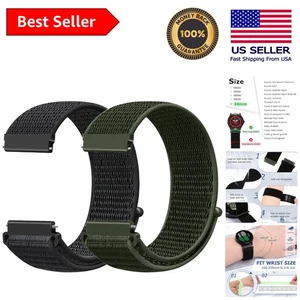 Weiches und atmungsaktives 24 mm Nylon Schnellverschluss Uhrenarmband für Sport & Alltag - Bild 1 von 9