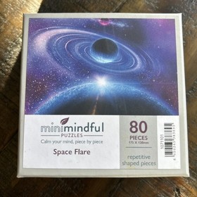 Wentworth Wooden Mini Jigsaw Puzzle: 80 Pce. &lsquo;Space Flare&rsquo;. Tricky!