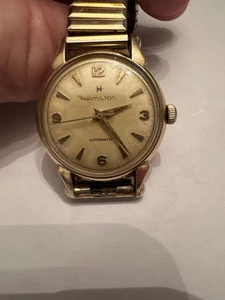 Vintage Hamilton Automatic 17J Swiss Made Watch-Running-Fancy Lugs - Picture 1 of 6