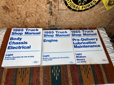 1985 Ford Light Truck Bronco, Econoline (E150-E350) & F150-F350 Shop Manuals - Image 1 of 4