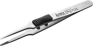 ANEX n.211‐H Pinzetta a perno inox 120 mm punta tonda, impugnatura in gomma stile aquila - Foto 1 di 6