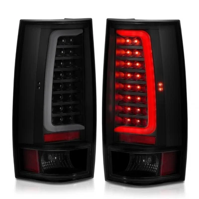 Luces traseras LED ANZO para GMC Yukon XL 1500 2007-2014 negras con lente de humo Foto 1 de 4