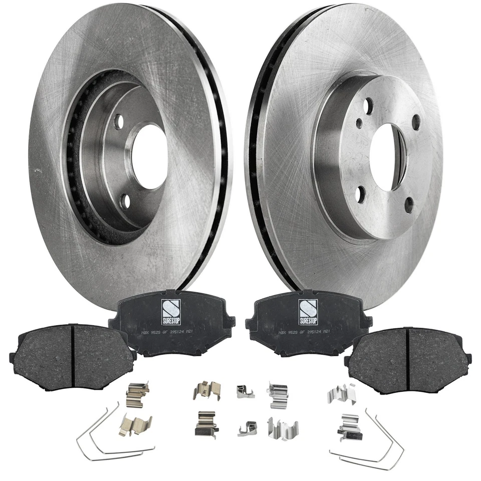 Front Brake Disc Rotors and Pads Kit For Mazda Miata 1994 1995 1996 1997-2002 - Image 1 of 4