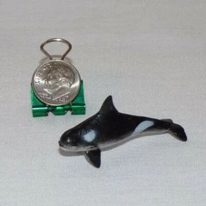 Miniature Dollhouse Ocean Sea Fish Animal Figurine Plastic Toy Killer Whale  - Picture 1 of 2