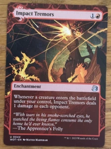 MTG Wilds of Eldraine Enchanting Tales, Impact Tremors - Borderless - Picture 1 of 1