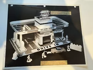 Marx Toys Sears Service Station Original Glossy Marketing 8x10 Photo - Picture 1 of 11