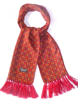 Vintage TOOTAL Polka Dot Scarf Cravat Dapper Mod Indie Goodwood Scooter Ascot - Image 1 of 4