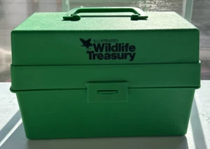 Vintage Illustrated Wildlife Treasury Box Carry Case - Picture 1 of 3