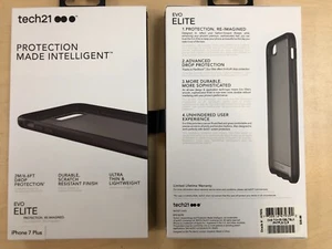 Tech21 EVO ELITE Case for iPhone 7 Plus / 8 Plus in Grey/Black - Picture 1 of 3