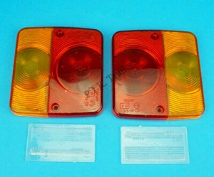 Twin Pack of Radex 3.001.00 Lens for Rear Trailer Lamp & Lighting Boards 02-R-S1 - Picture 1 of 1