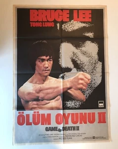 Rare Vintage Bruce Lee Game of Death II Original Movie Poster 39”x27” 1981 VHTF - Picture 1 of 12