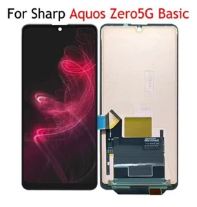 Nero OLED 6,4 pollici per Sharp Aquos Zero5G base LCD splay touch screen nero - Foto 1 di 1