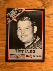 Tarjeta de carrera Tiny Lund 1989 vintage Winners Circle #4 excelente rara - Imagen 1 de 2