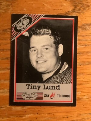 1989 Vintage Winners Circle #4 Tiny Lund Race Card Ex Rare - Image 1 of 2