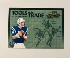 PEYTON MANNING 2002 Playoff Absolute Memorabilia Tools of the Trade #TT5 Colts🏈