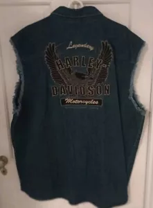 HARLEY-DAVIDSON 3XL Motorrad BIKER JEANSWESTE - Bild 1 von 6