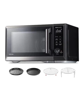 TOSHIBA 7-in-1 Countertop Microwave Oven Air Fryer Combo, Inverter, Convection - Picture 1 of 1