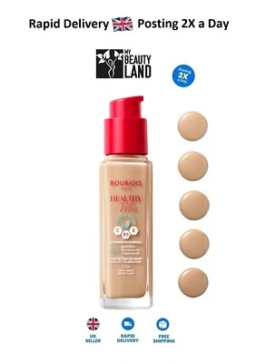 Bourjois Healthy Mix Clean, Vegan Foundation 30ml *Sealed* *Fast Ship* - Choose