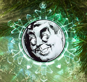 The Honeymooners Snowflake Multi Color Blink Lit Holiday Christmas Tree Ornament - Picture 1 of 4
