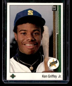 1989 Upper Deck #1 Ken Griffey Jr. Rookie Card HOF RC *SEE DESCRIPTION* - Picture 1 of 3