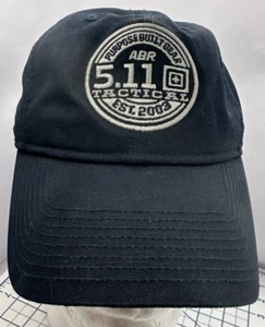 5.11 Tactical Hat Cap Black Gray Snapback Ripstop Baseball ABR - Picture 1 of 11